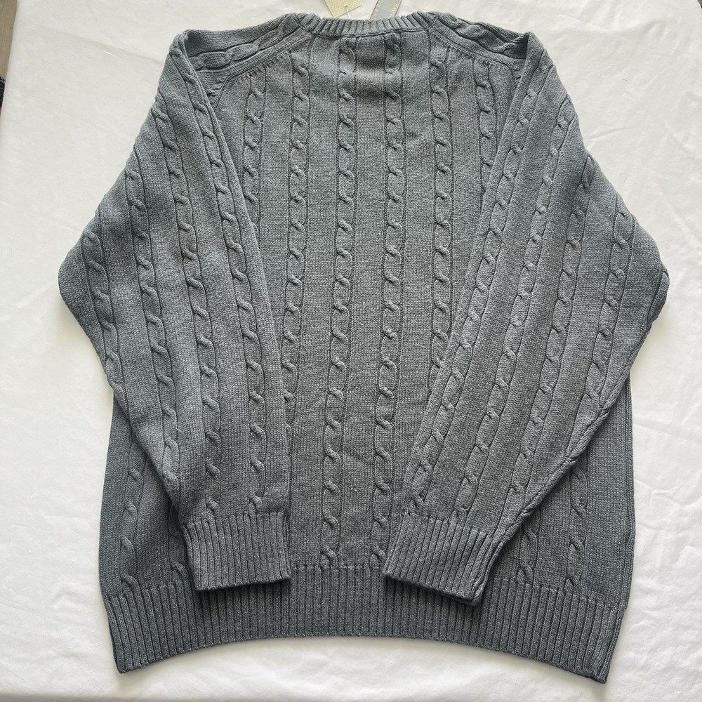 NWT Vintage Colours by Alexander Julian Sweater Mens Large Chunky Knit 90s - Picture 4 of 6